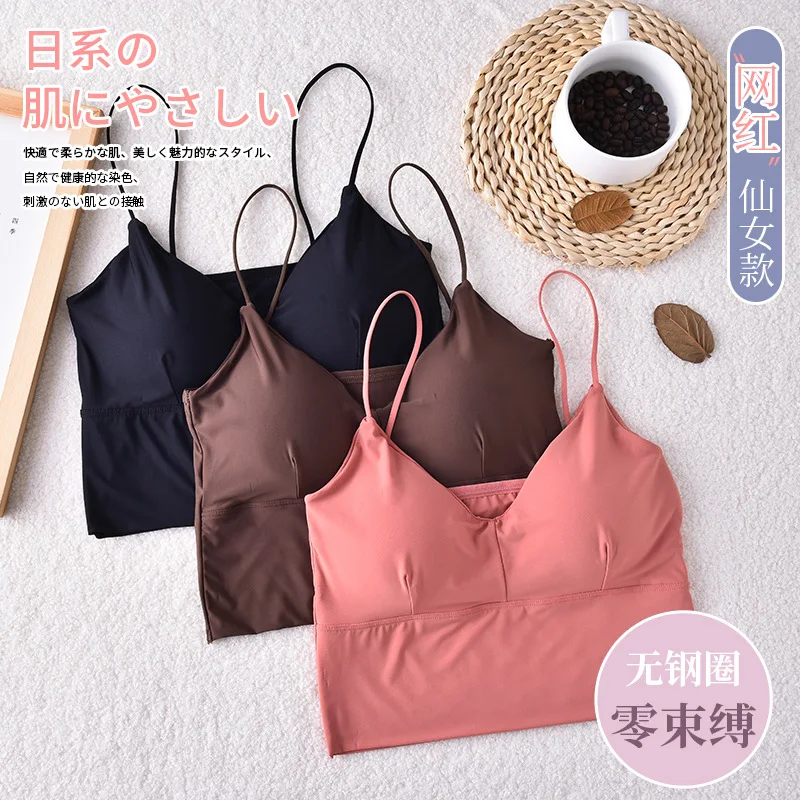 

Push Up Bra One-Piece Seamless Bras Without Underwire Teenagers Underwear Wireless Sports Bras Thin Mold Cup Plus Size Bra