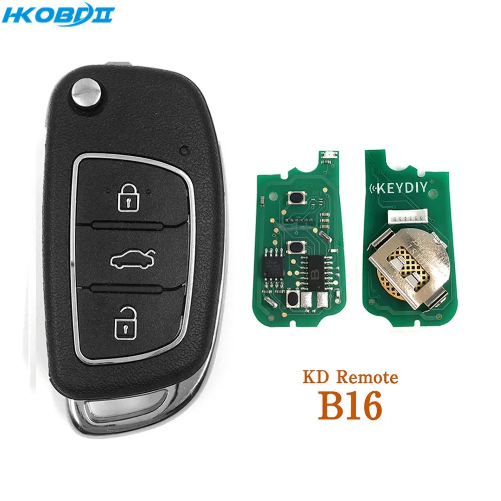 HKOBDII KEYDIY оригинальные пульты дистанционного управления серии KD B16 B для KD900/MINI