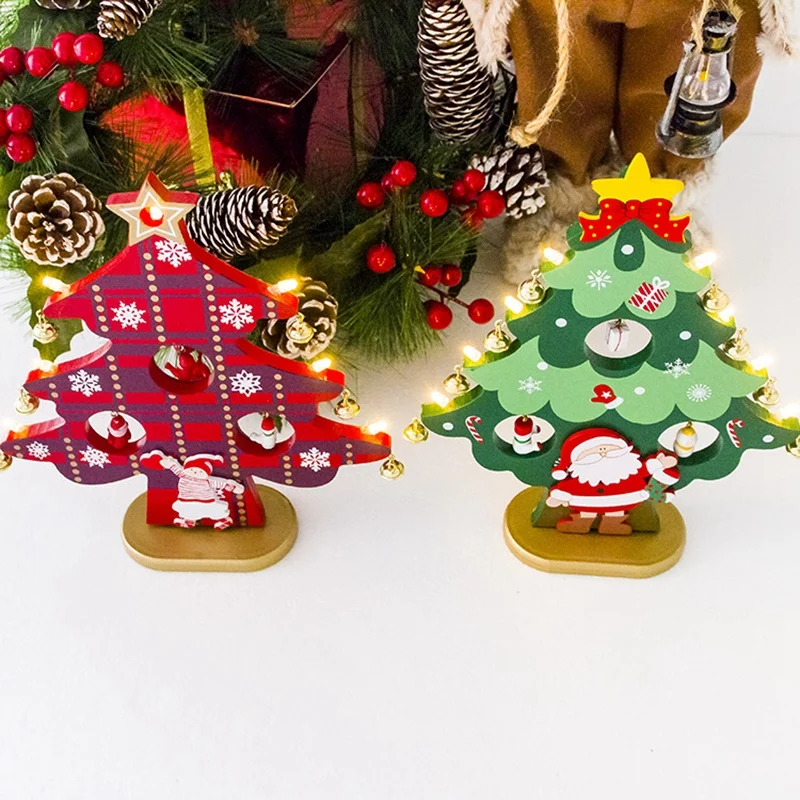 Деревянный декор для рождественских елок украшение праздника рождественская