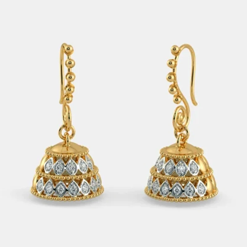 

Vintage Egypt Drop Earrings Gold Plated Bells Pendant Dangle for Womens Punk Party Turkish Tribal Gypsy Jewelry H3T463