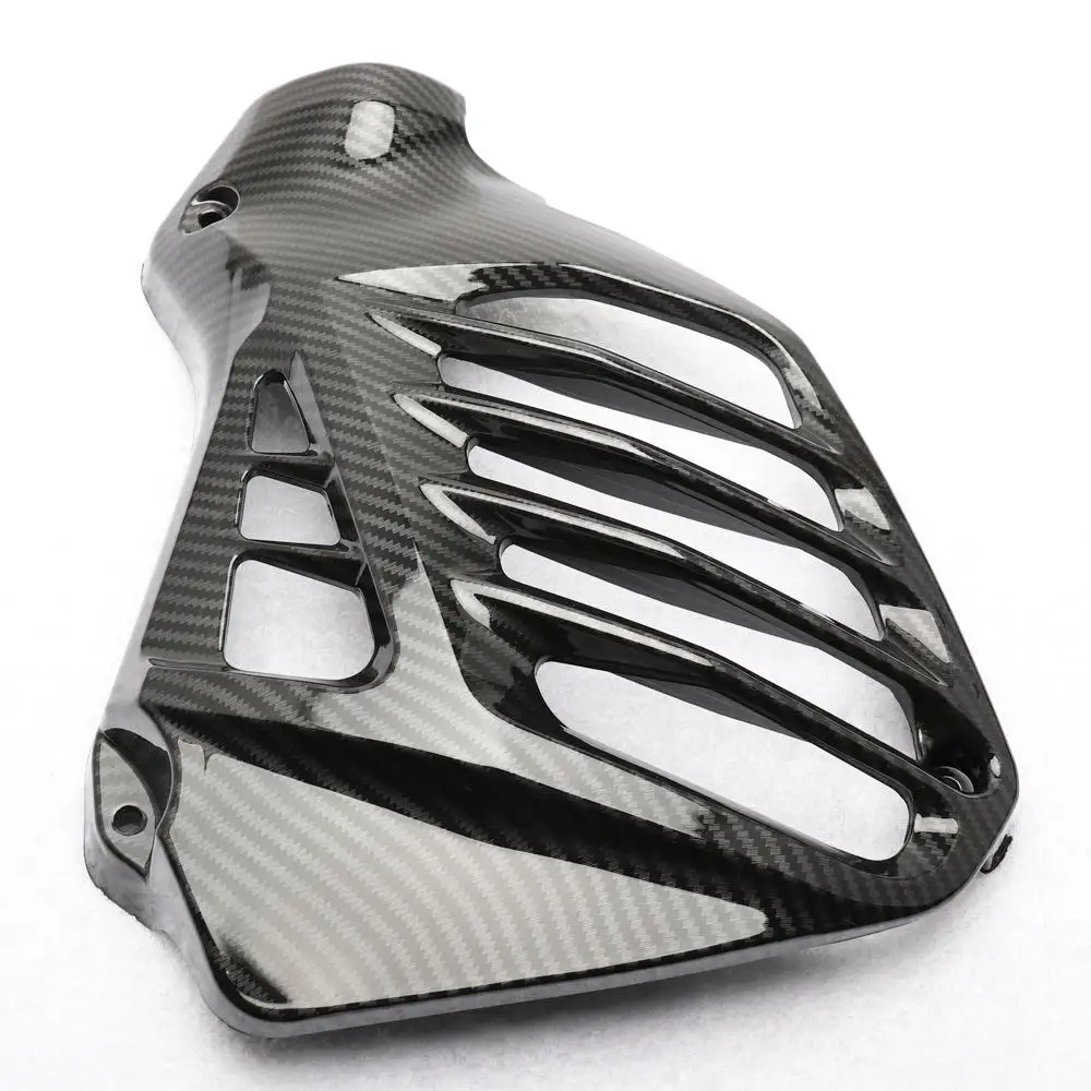 

motorcycle accessories ABS Carbon Fiber Grain Radiator Grille Guard Cover Water Protector For YAMAHA NMAX155 NMAX 2015-2019