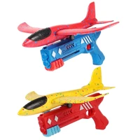 glider toy airplane airplane launcher toy bubble catapult plane toy hand throw launcher shooting game toy one click pull out f