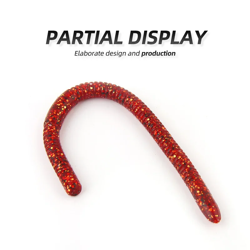 ARDEA fishing Silicone soft lure worms  Silicone Earthworm Artificial Fishing Lures salt bass soft lure Wobblers trout Carp