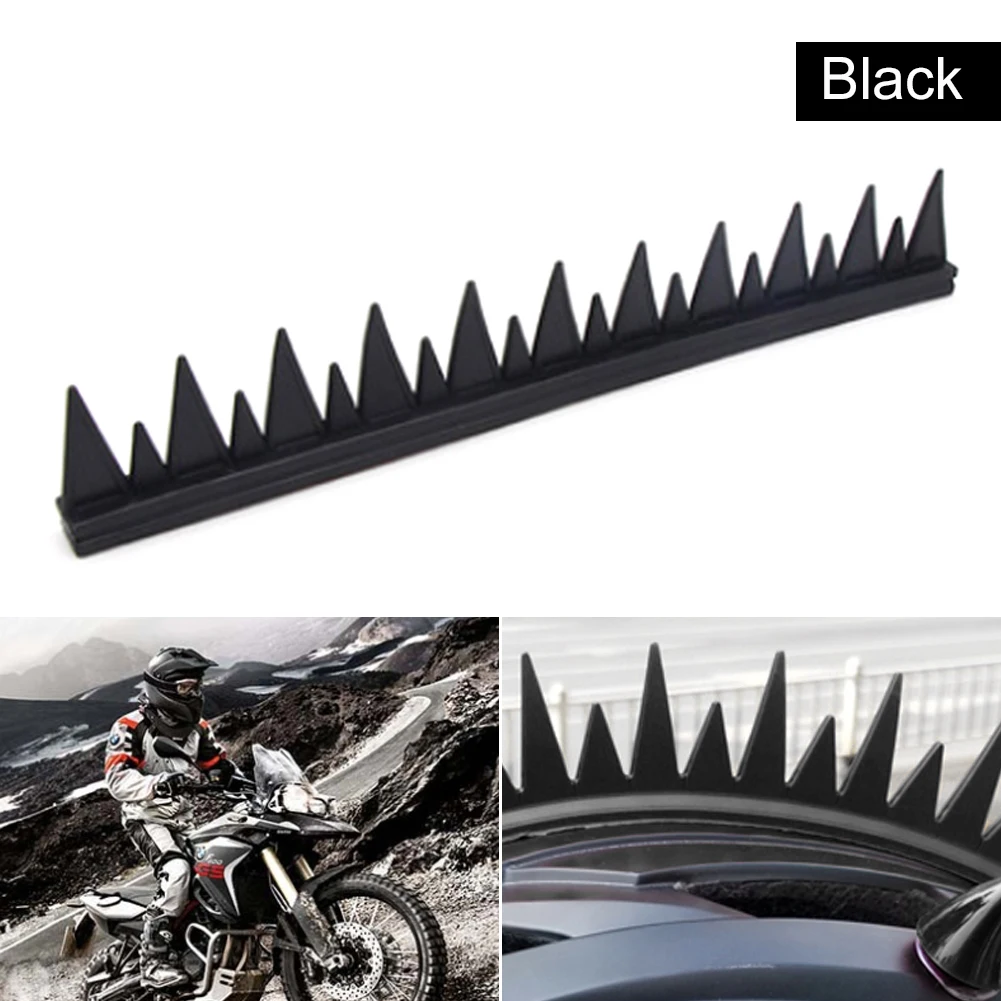 

Motorcycle Helmet Retro Decorative Strips Rubber Mohawk Spike Strips Male Female Helmet Motorcycle Modified Helmet Dirt Stickers