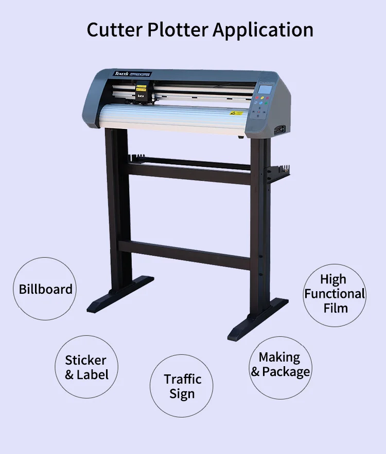 

Teneth Th740L Vinyl Cutter Plotter Cheap Sticker Paper Cutting Plotter Free Shipping Decals Cutter Machine