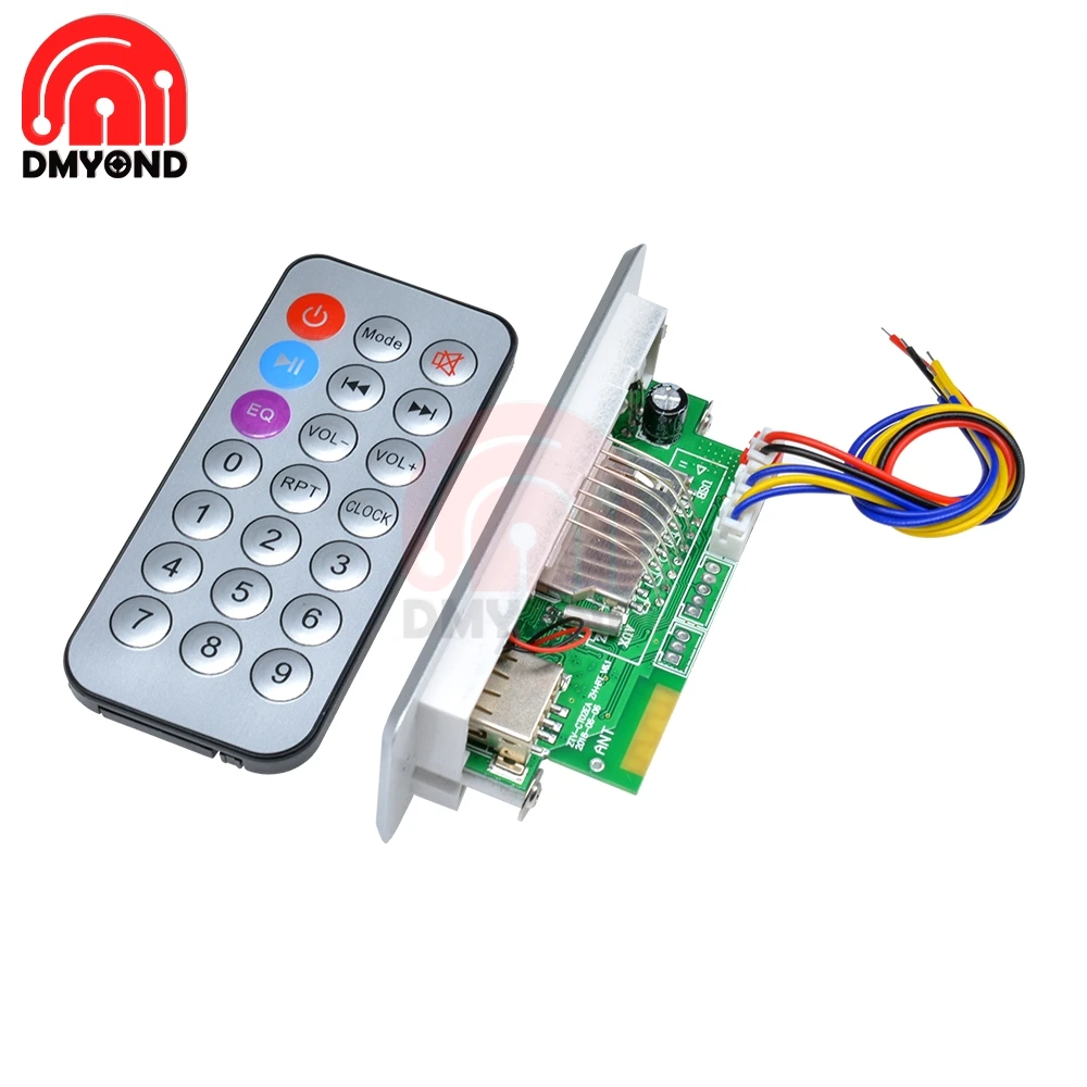 Мини MP3 плеер декодер плата Bluetooth аудио приемный модуль WAV u-диск TF карта USB с