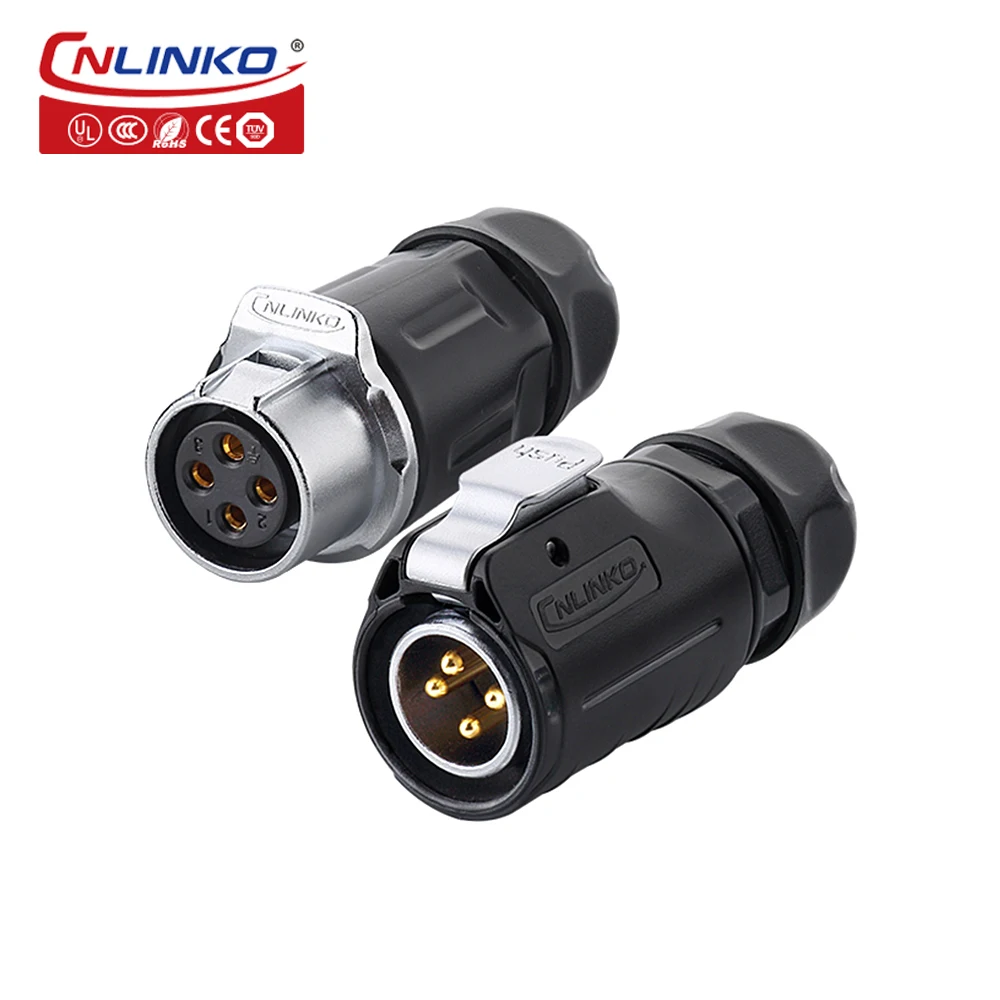 

Cnlinko M20 Waterproof Circular Wire Connector LP20 2 3 4 5 7 9 12 Pin IP67 Outdoor Electrical Male Female Plug Butt Connectors