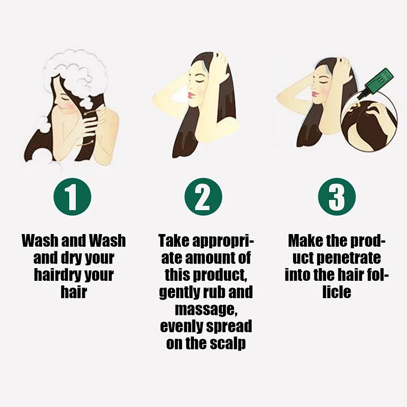 Effective 120ML Hair Growth nutrition Essence Oil Loss Treatment for Men Women Thailand effective hair lotion | Красота и здоровье