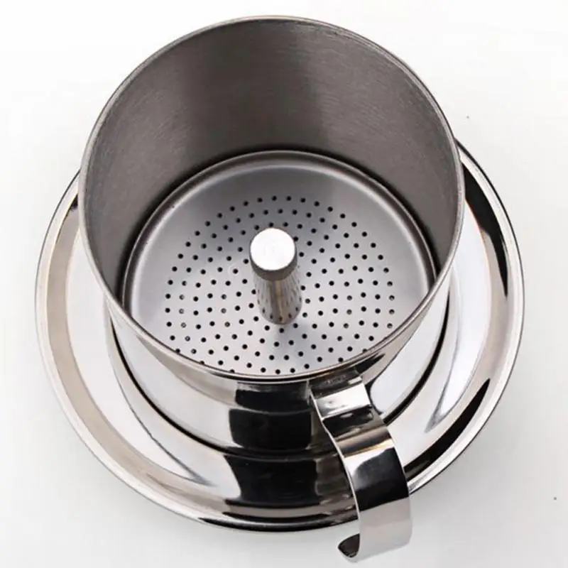 Многоразовый фильтр из нержавеющей стали вьетнамская кофейная капельница с