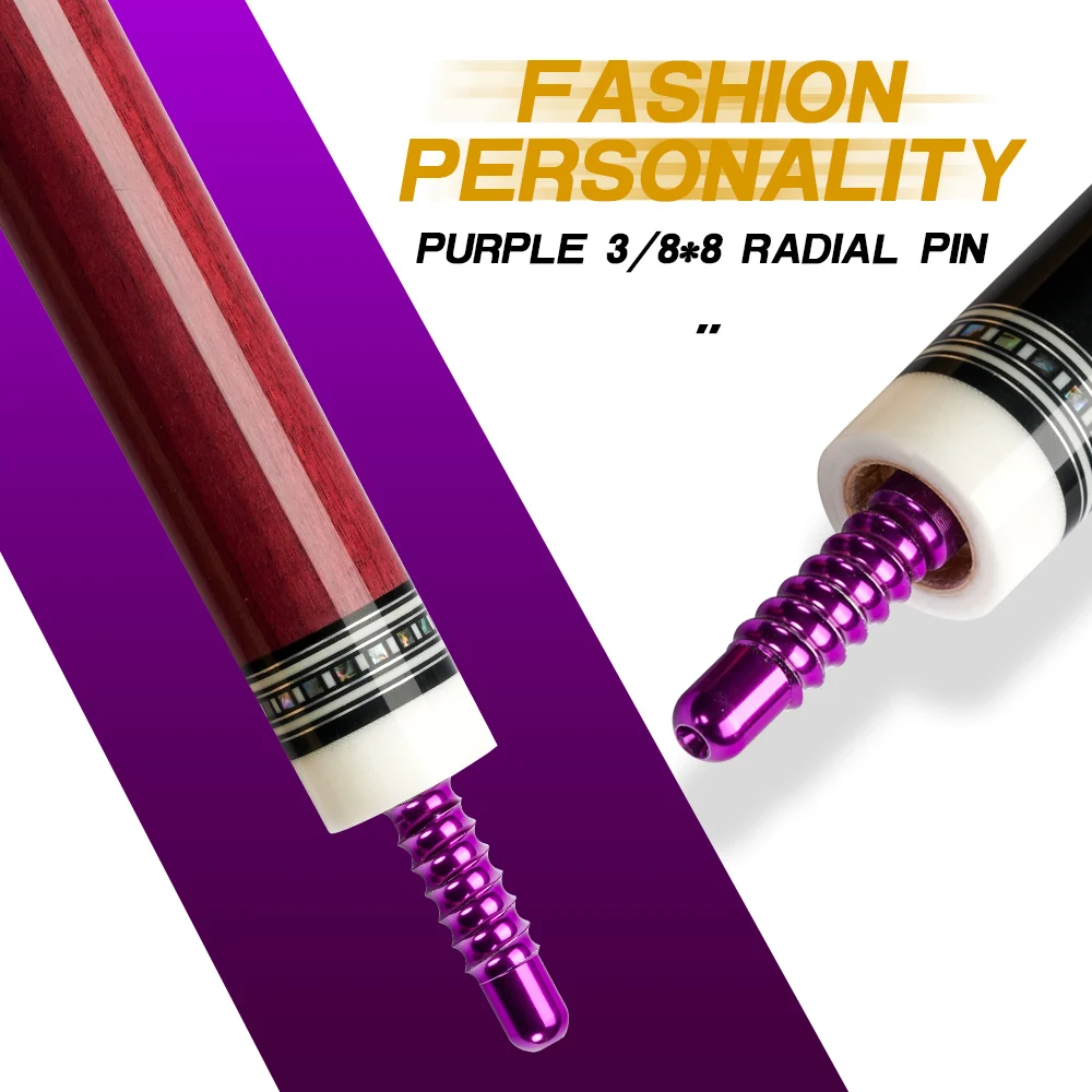 Бильярдный кий HOW Carom Stick Professional Korean 3 Cushion Taper с наконечником 12 мм и длиной 142 см для игры в французский бильярд Libre.