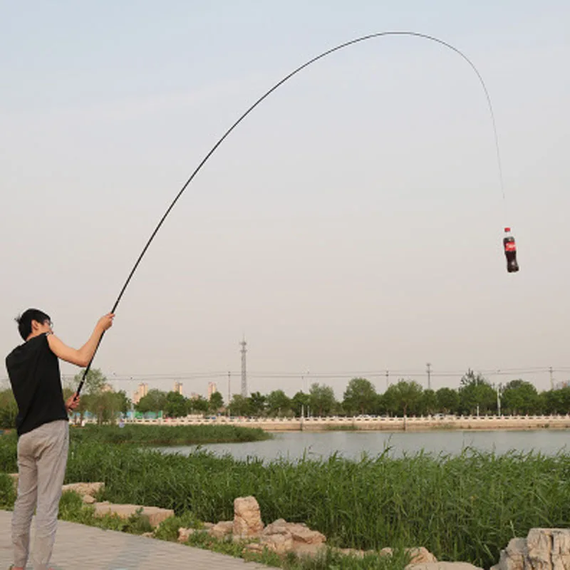 Рыболовная удочка Ling Bow короткая ручка Удочка из углеродного волокна