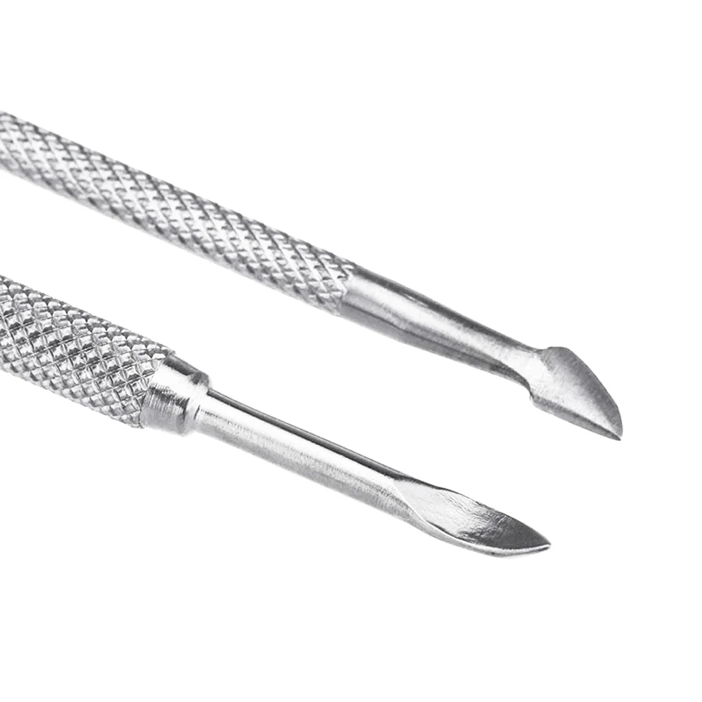 3 шт. Нержавеющая сталь мертвая кожа кутикулы ножницы для ногтей Ложка Толкатель