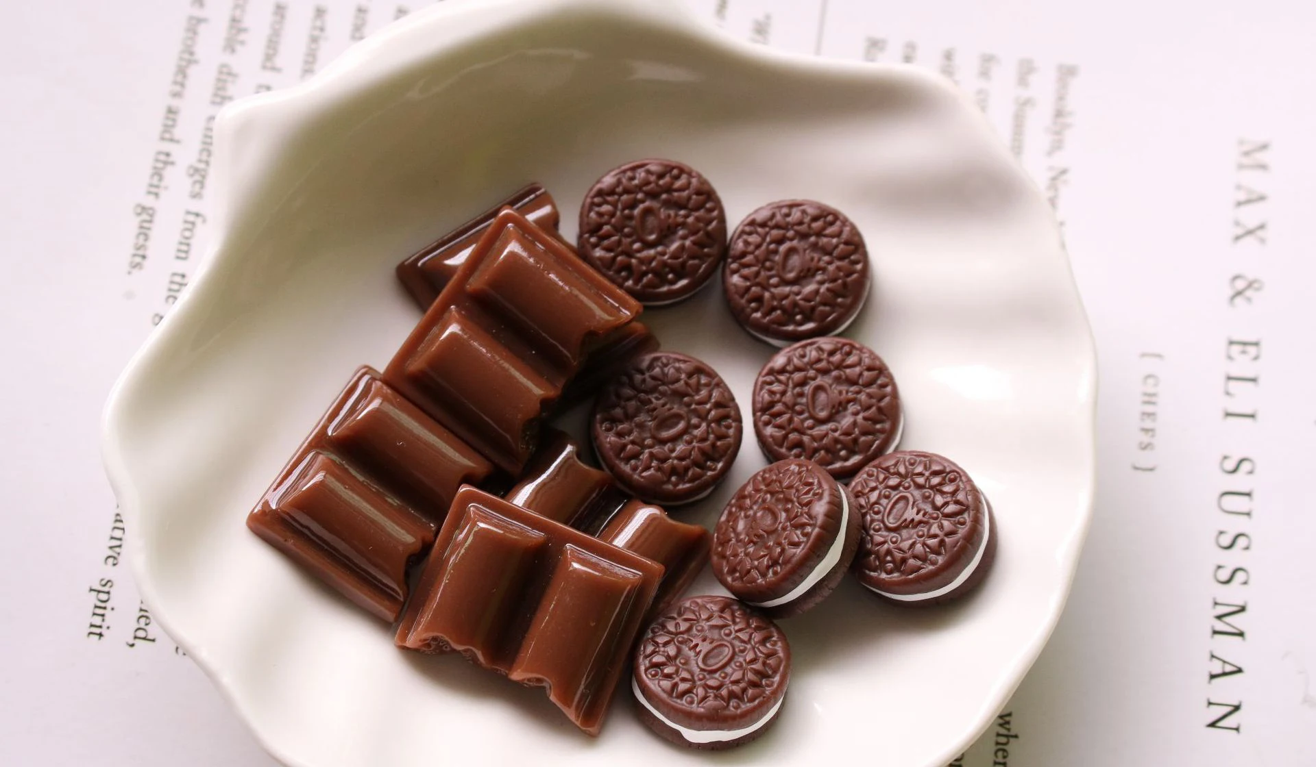3 шт. слайм Подвески Печенье Oreo клейкие аксессуары бусины делая поставки с мешочком для рукоделия скрапбуки