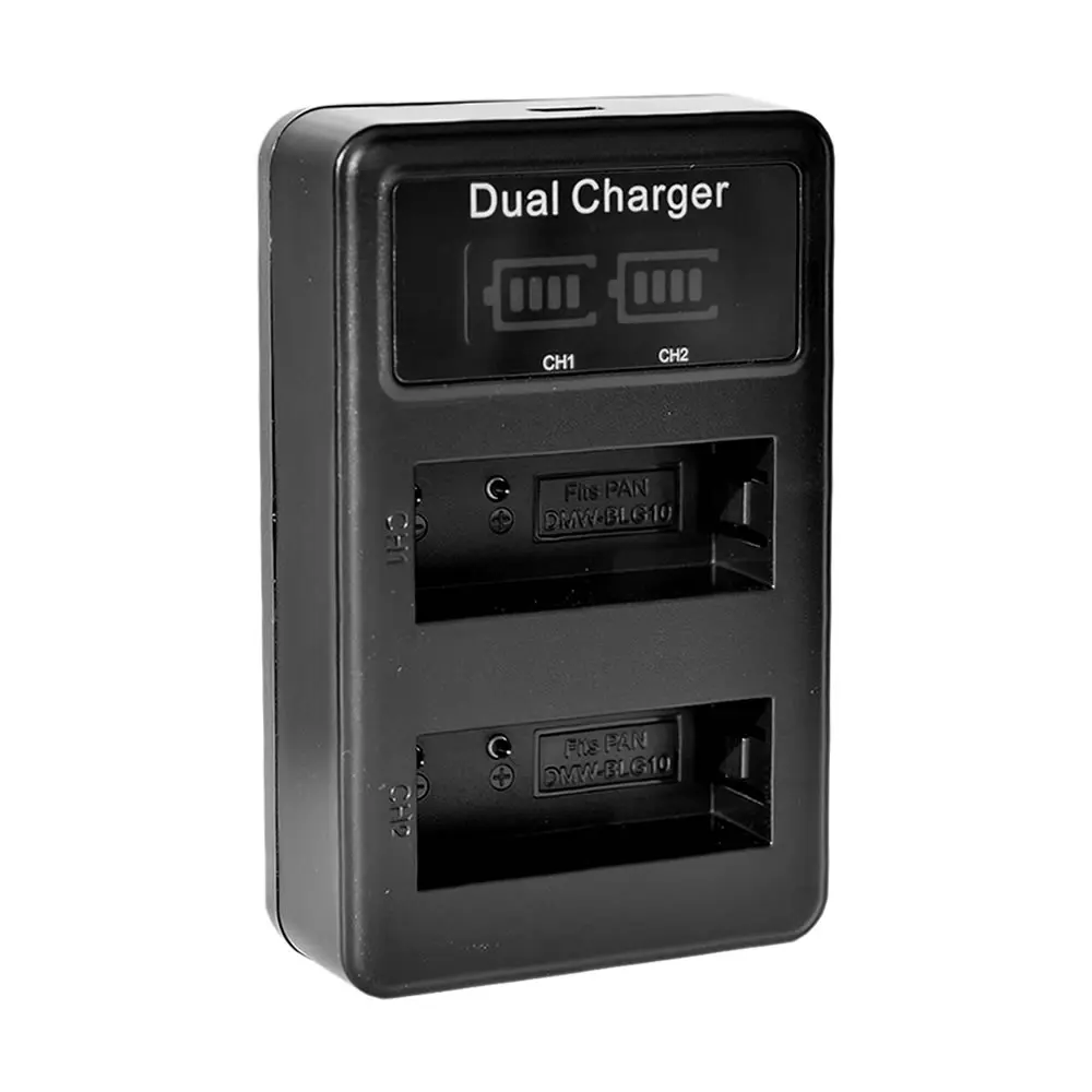2X батарея + ЖК-зарядное устройство для Panasonic DMW-BLG10E DMC-GX7 GF6 TZ80 TZ81 GX80 GX85 DC-TZ91 DC-TZ202 TZ101 |