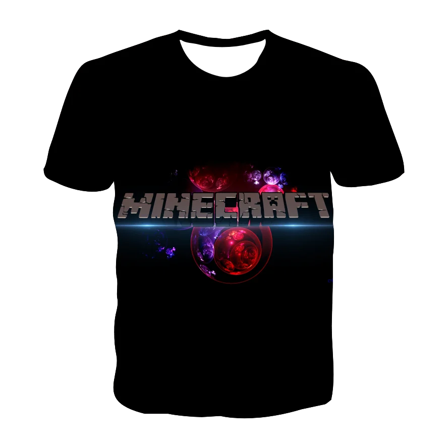 

Latest My World 2021 Popular kids Printing T-shirt Kawaii zombie Cartoon Streetwear Hip-Hop T Shirts The Game Toy Boys Girls Top