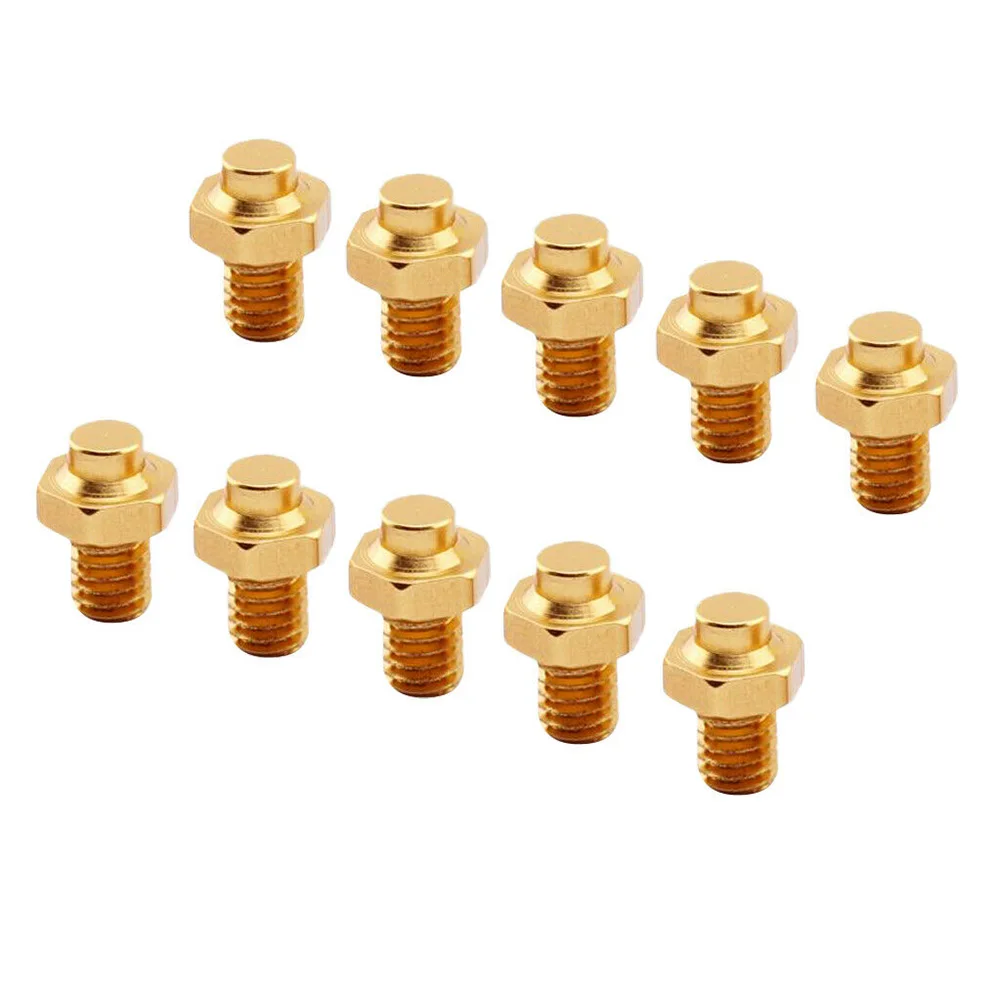 

Aluminum alloy Pedal Screws Corrosion-resistant 10 pcs Bicycle Hexagon