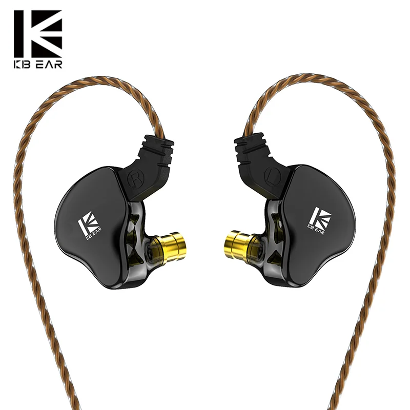 KBEAR KS2 1BA + 1DD наушники-вкладыши HIFI наушники спортивные мониторные Бег Игровые с