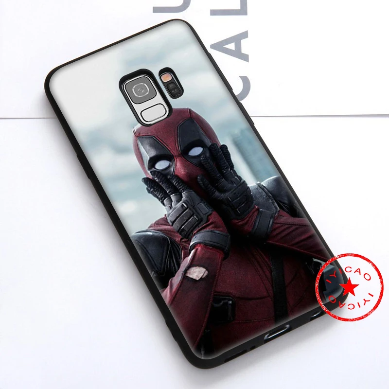 IYICAO Deadpool Dead pool Marvel Soft Case for Samsung Galaxy S10e S10 S9 S8 Note 8 9 10 Plus S6 S7 Edge TPU |