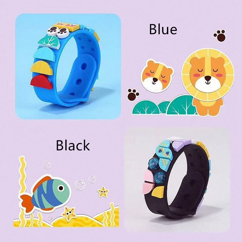 

6 Pcs DIY Bracelet Building Blocks Toys for Children Birthday Gift DIY Craft Bracelet Making Kit