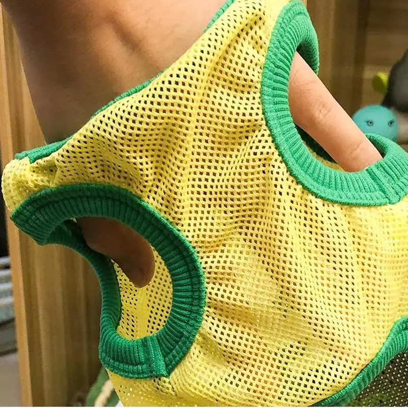 Новинка одежда для домашних животных с рисунком жилет из чистого хлопка