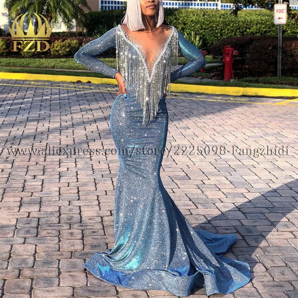 FZD 1 комплект Пришивные Висячие золотые стразы кисточка аппликация модные