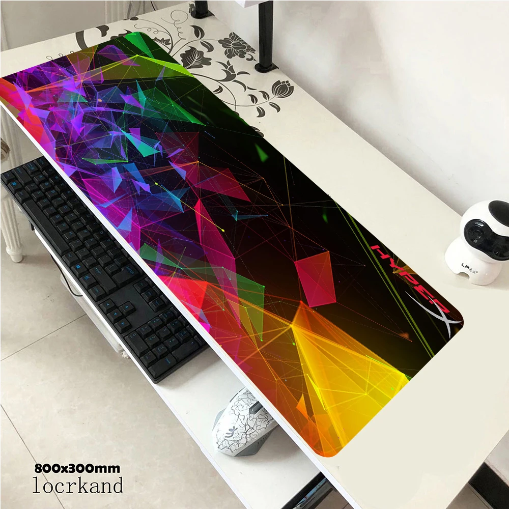 

Коврик для мыши HyperX большой геймер XXL клавиатура стол коврик для мыши 800x300 мм ковер резиновый Tapis Souris игровой блокнот для CSGO коврик для мыши.
