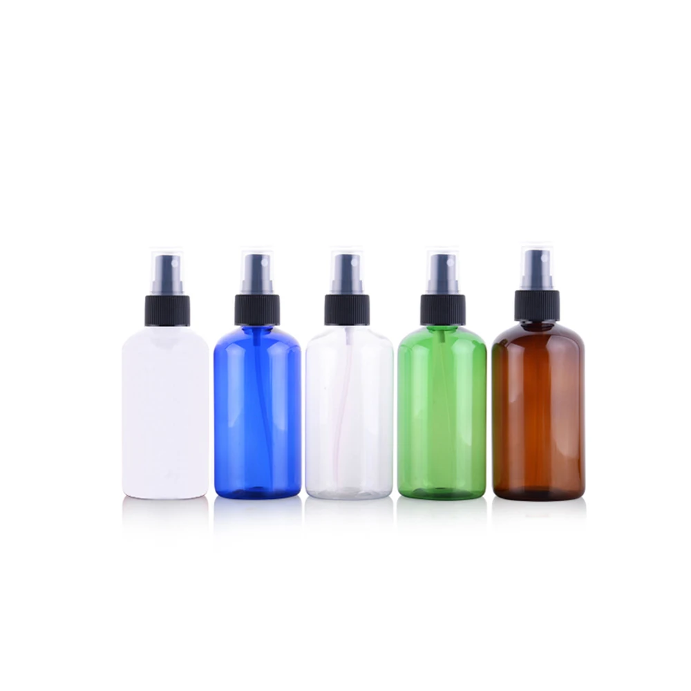 

20pcs 220ml Spray Refillable Bottles Packing Perfume 220cc Travel Plastic Bottle With Mist Spray Pump More Colors Available