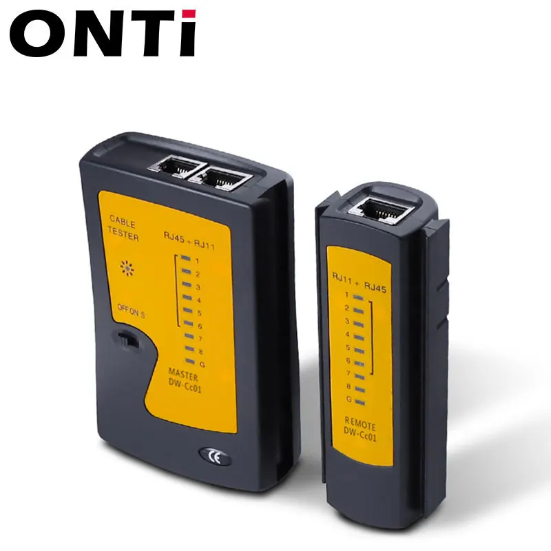 Профессиональный тестер сетевого кабеля RJ45 RJ11 RJ12 CAT5 UTP LAN ручной детектор