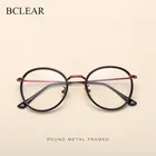 Оправа для очков BCLEAR TR90 для мужчин и женщин, ультралегкие винтажные круглые Рецептурные очки в ретро-оправе, 2019