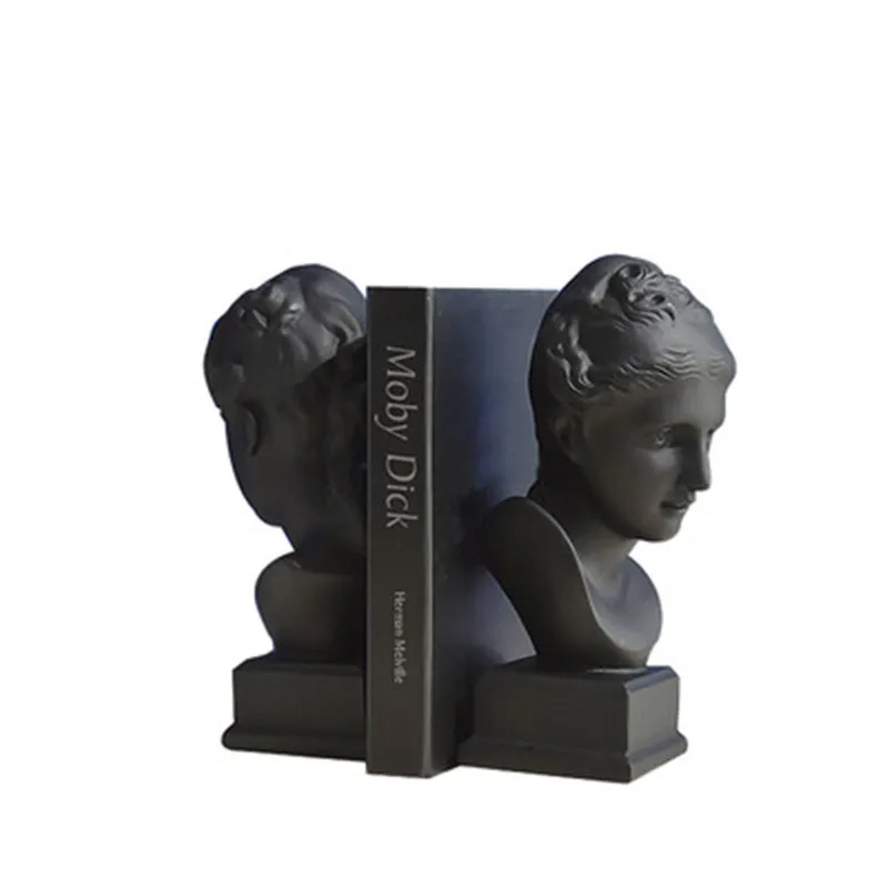

Nordic Simple Black White Resin Venus Head Portraits Bookends Creative Living Room TV Cabinet Art Decorations X2759