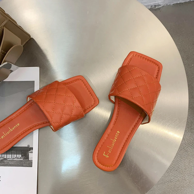 2020 г. женские шлепанцы новые на плоской подошве плетеные кожаные повседневные