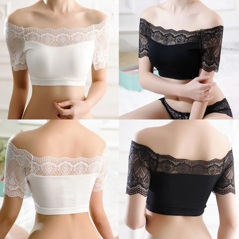 Женский кружевной бюстгальтер с открытыми плечами | Женская одежда