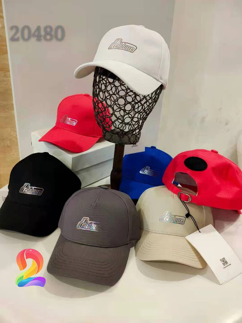 

We11done Baseball Caps High Quality Hip-hop Casual Caps Men's Women's Welldone Multicolored Reflective Labels Caps Couple Caps