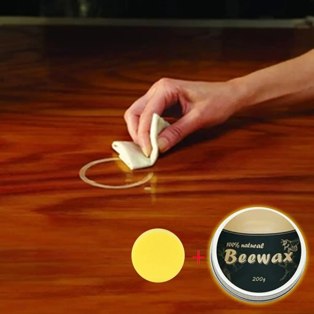 Деревянный приправа Beewax мебель пчелиный воск для ухода за 20/100g приятная