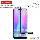 Защитное стекло YIYONG 9D для Huawei Honor 10 Lite 9A 9C 9S, полное покрытие, закаленное стекло для Huawei Honor 9, 8 Lite, 7X, 8X, 9X, стекло