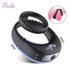 Вибратор кольцо на пенис для мужчин Задержка эякуляции кольцо на пенис секс-игрушки для мужчин кольца для пар игрушки для взрослых 18