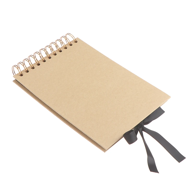 Альбом для фотографий 80 /100 черных страниц книги с памятью А4/А6 Крафтовая бумага