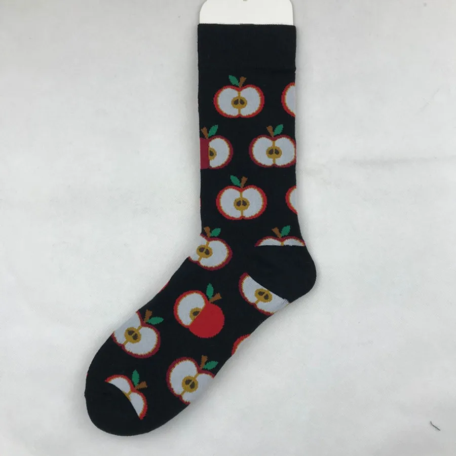 Осень и зима новый десерт Еда Серии креативный узор трубки хлопок дамы носки