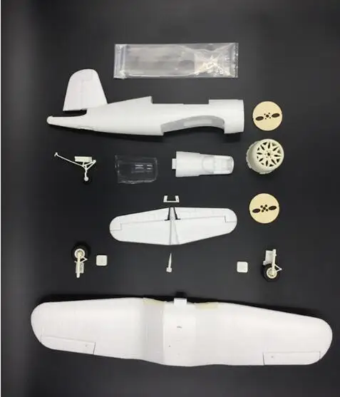 Flyfly 550 мм F4U EPO Мини RC Хобби Самолет белый комплект бесплатная