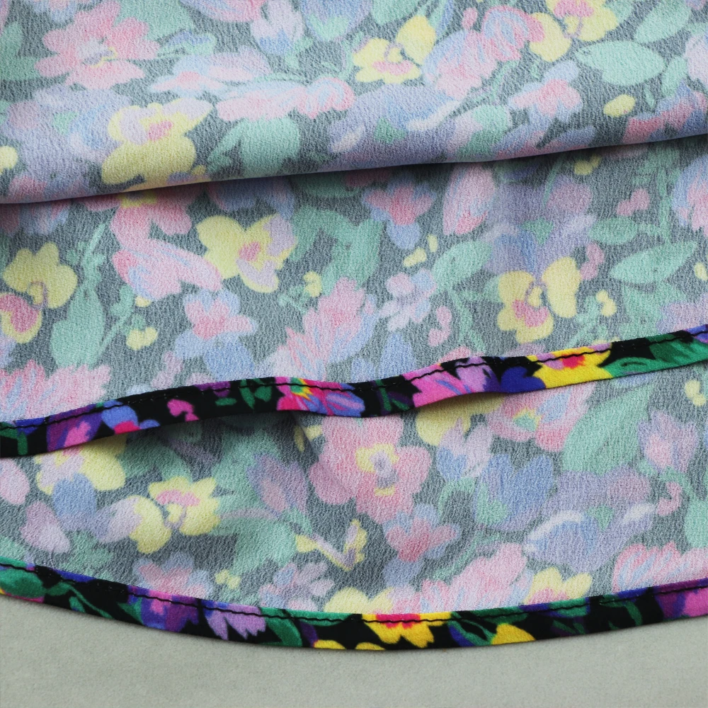 

Women puffy sleeves Sexy V Neck Floral Print Boho Beach Dresses Summer 2020 Short Sleeve A Line Mini Dress Wrap Sundress za Robe