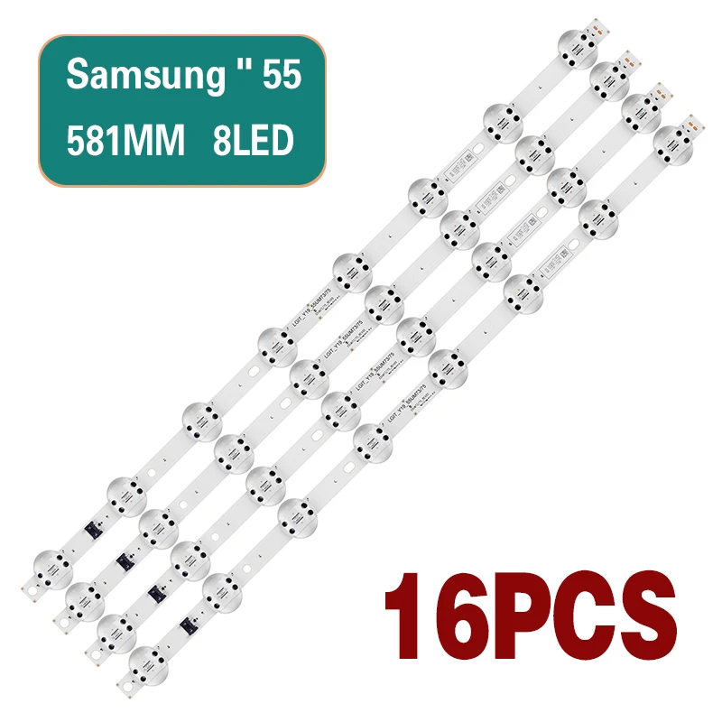 100% новый светодиод 581 мм подходит для 55 дюймового телевизора Samsung 55UM7300AUE 55UM7510PLA