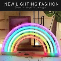 led neon light hello wall art sign lights bedroom decoration hanging neon lamp home party holiday decor xmas gift dropshipping