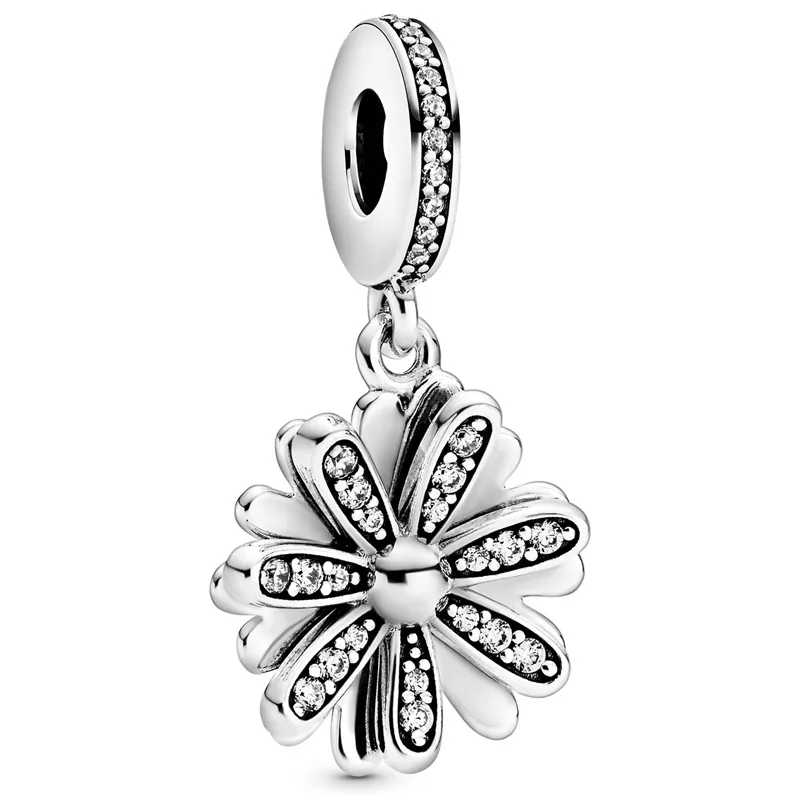 

Fashion Spinning Tree Of Life Serene Lotus Clover Daisy Flower Pendant Beads 925 Sterling Silver Charm Fit Bracelet DIY Jewelry