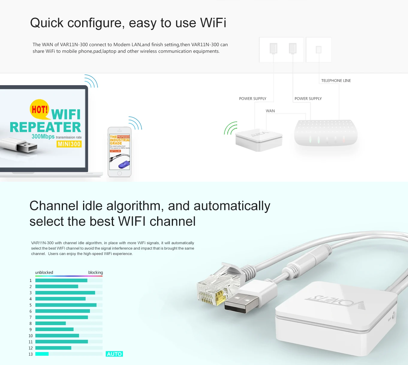 VONETS Мини беспроводной маршрутизатор ap сигнал wifi усилитель беспроводной к кабелю wifi ретранслятор