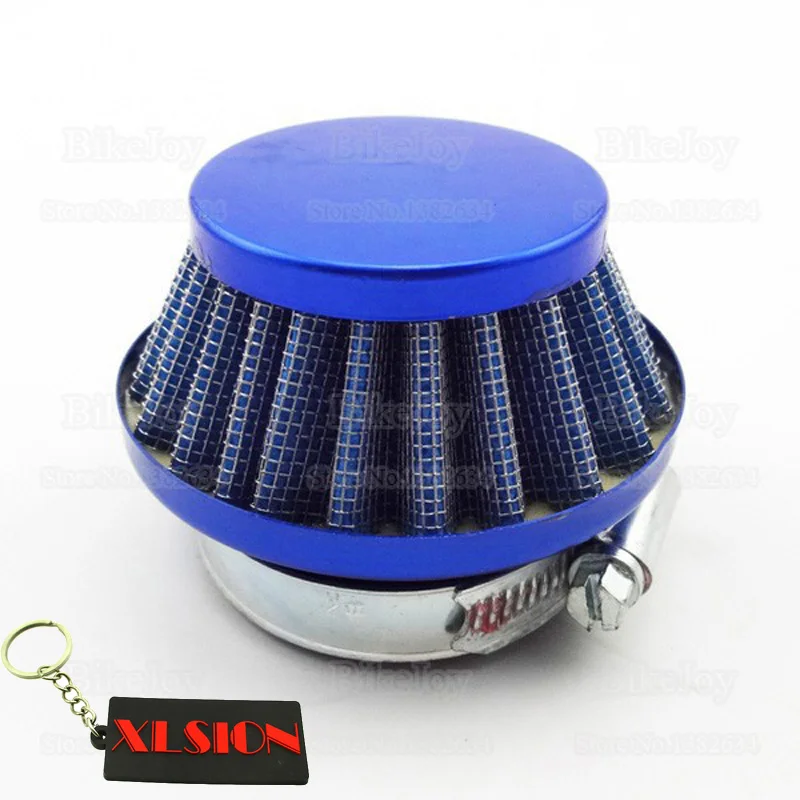 Стальной 44 мм воздушный фильтр очиститель синий для 47cc 49cc 2-тактный мини-мотор ATV