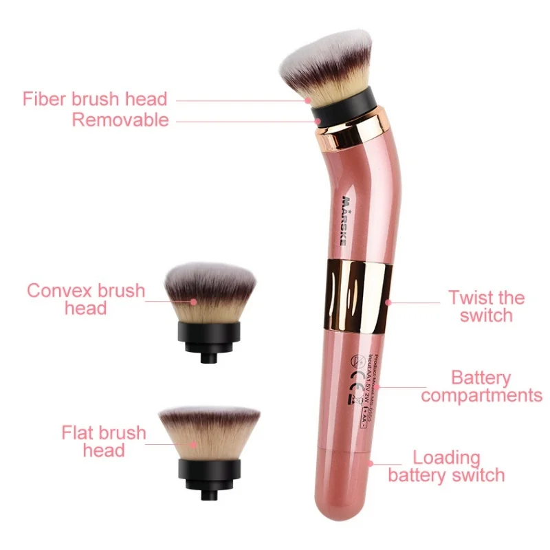 

Portable electric rotary makeup brush basic brush makeup lipstick eye beauty tool