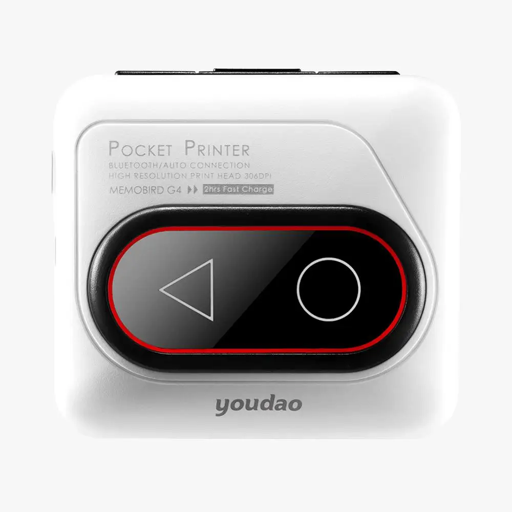 Карманный принтер Youdao MEMOBIRD G4 портативный термопринтер bluetooth HD 306 точек/дюйм мини