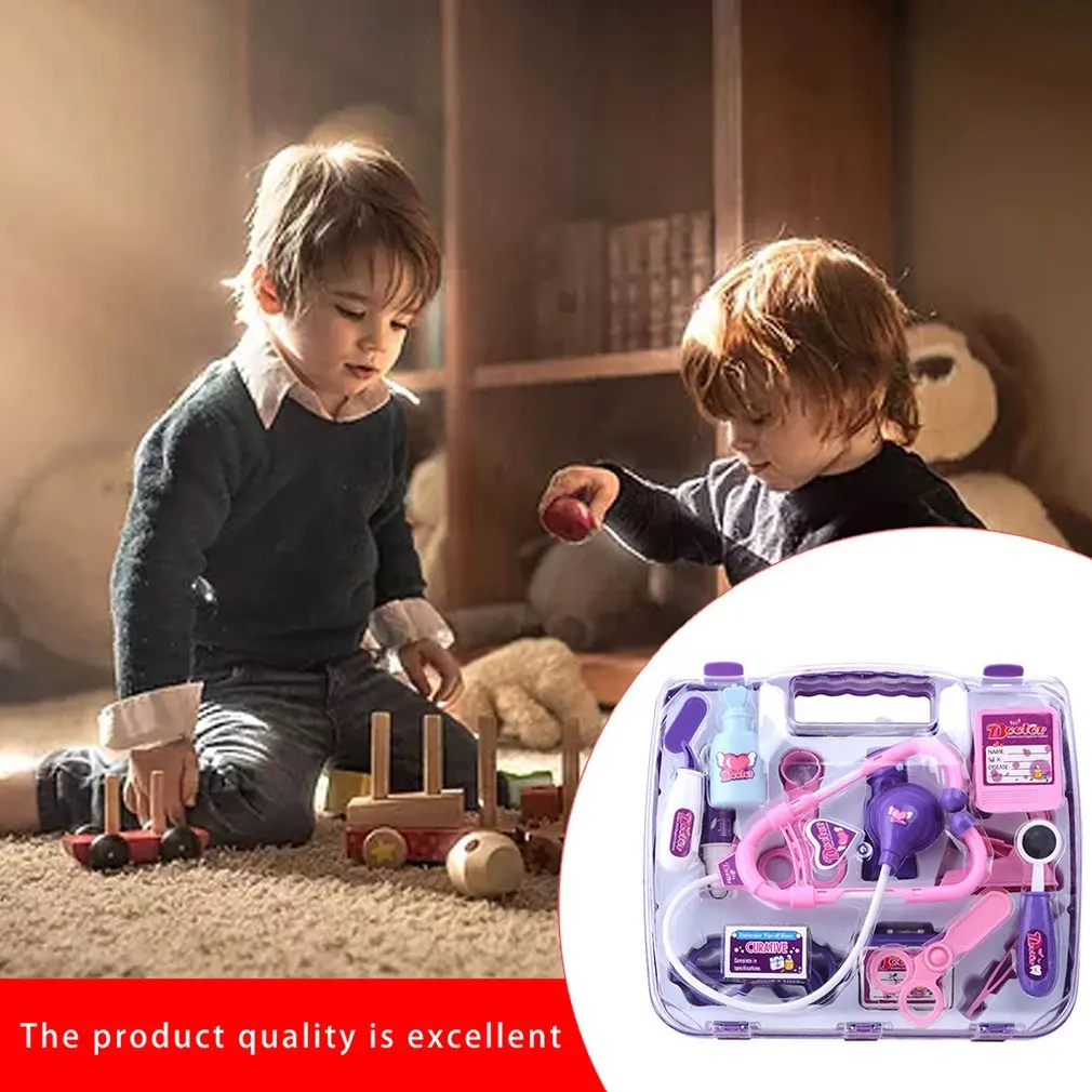 

Kids Educational Pretend Case Toy Pretend Play Kit Nurse Role Playing Exquisite Props Toys For Children