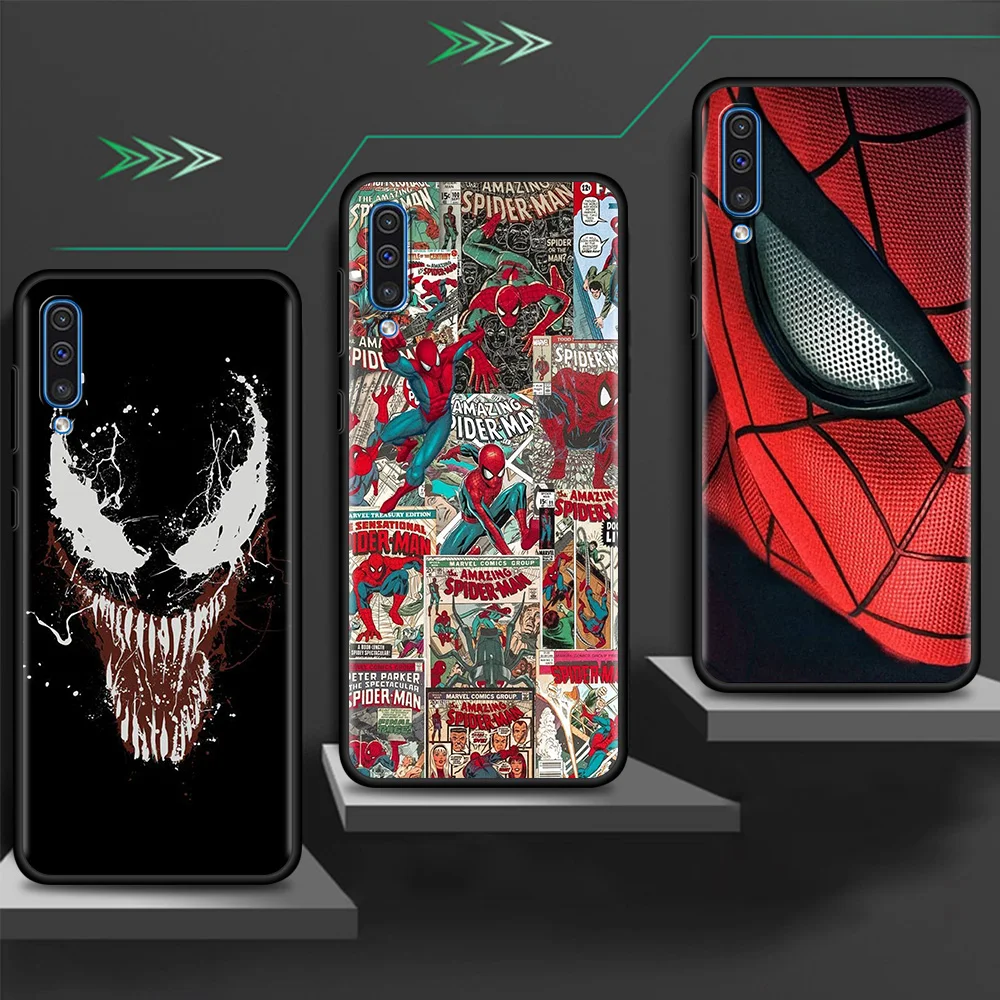 Чехол для Samsung Galaxy A50 A70 A10 A30 A20E A20S A40 A30s A20 M31 M30s M31s M51 M11 M01 M12 M22 чехол Человек-паук