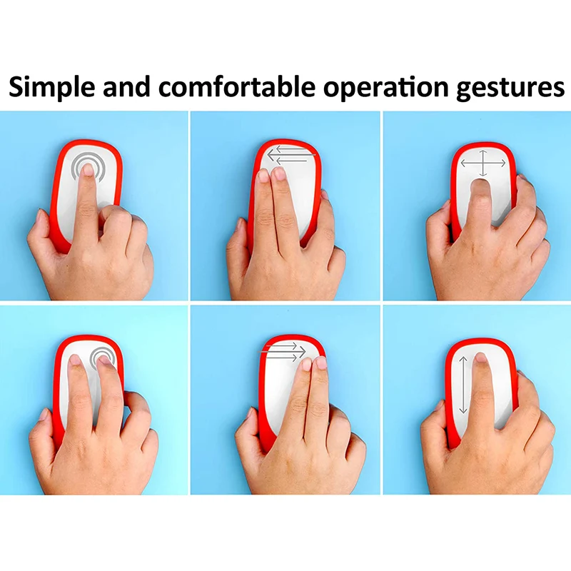 

Elastic Dust Cover Sleeve for Apple Magic Mouse 1 & 2, Anti-Scratch Silicone Protective Cover